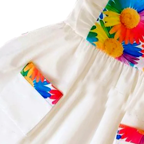 BabyGirl's Stylish Cotton White-Pocket Frocks & Dresses for Kids.