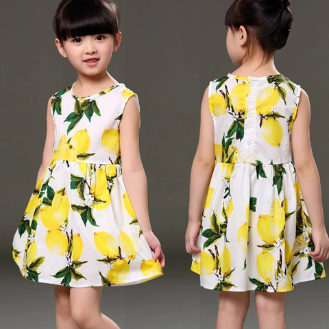 BabyGirl's Princess Stylish Cotton Yellow Multicolor Designer Frocks & Dresses for Kids.