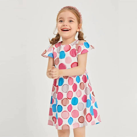 Beast4you BabyGirl's Unique Designer Red Heart & Floral's Tunic Dress (Combo Pack Of 2) for Baby Girls.