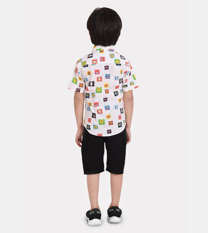 Beast4you Block Printed Boys Shirt