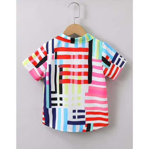 Beast4you Multicolors Colourful Graphic Stylish Designer ((Combo pack For 6)) Shirt For Boy.