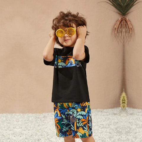 Beast4you Stylish Baby Two Piece Set Shirt & Short And (Combo Pack Of 3) T-Shirt & Shorts.