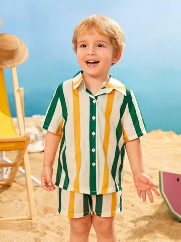 Beast4you Kids Sunshine Shirt & Shorts Without tee Two Piece Set.