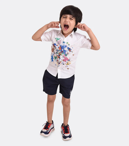 Beast4you Designer Printed Boys Shirt