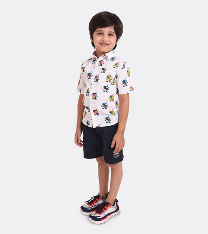 Beast4you Robo Play Printed Boys Shirt