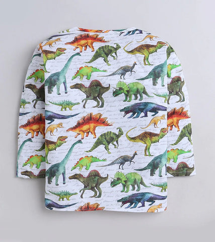 Beast4you Giant Dino Printed Pyjama Kurta Set