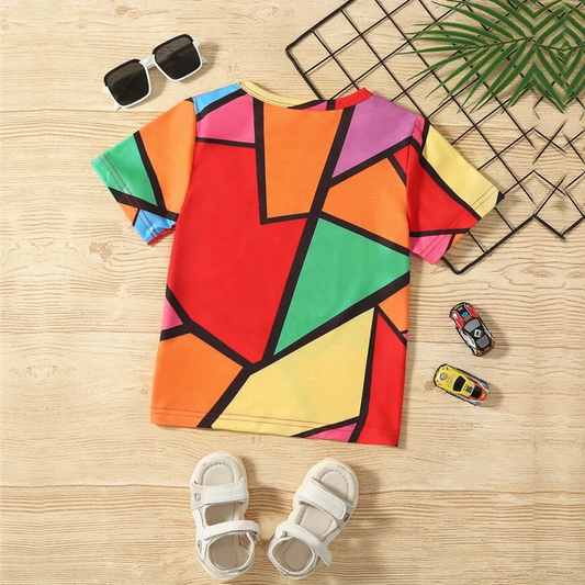 Beast4you Plus Color Block T-Shirt For Boy's & Girl's..