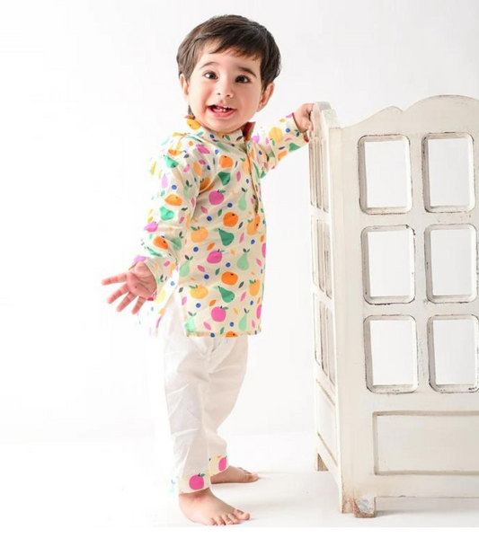 Beast4you Tropical Fruits Kurta Set