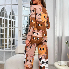 Beast4you AKIKODRAWS Cartoon Graphic PJ Set