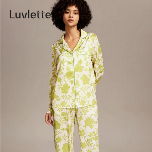 Beast4you LUVLETTE Satin Pajama Set