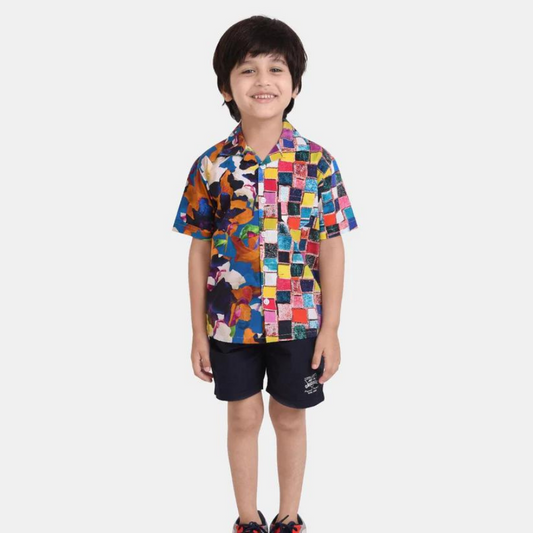 Beast4you Double Trouble Printed Boys Shirt