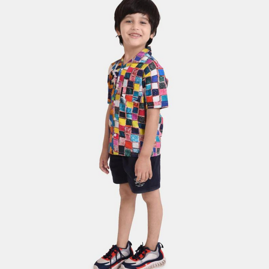 Beast4you Double Trouble Printed Boys Shirt